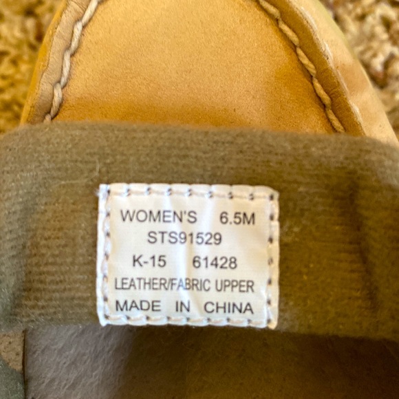 Women’s Light Tan, Cheetah Print Gold Embellishment Sperry Top-Siders Size 6.5M - Picture 6 of 6